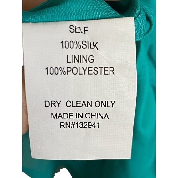 Amanda Uprichard Kalyn Dress Mini 100% Silk Asymmetric Ruffle Party Cocktail XS - Picture 9 of 9